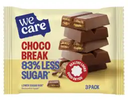 De Online Drogist WeCare Low Sugar Choco Break Bar aanbieding