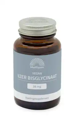 De Online Drogist Mattisson HealthStyle IJzer Bisglycinaat Capsules aanbieding