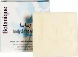 De Online Drogist Botanique Kokos Body & Face Bar aanbieding