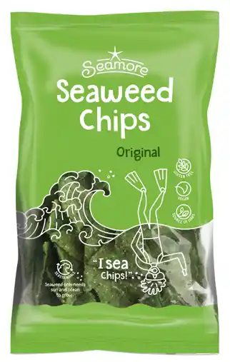 De Online Drogist Seamore Seaweed Chips Original aanbieding