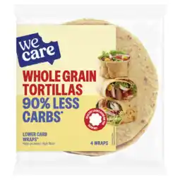 De Online Drogist WeCare Low Carb Whole Grain Tortillas aanbieding