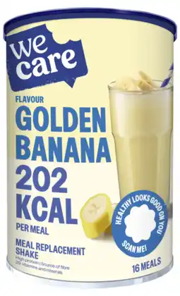 De Online Drogist Wecare Banana Meal Replacement Shake aanbieding