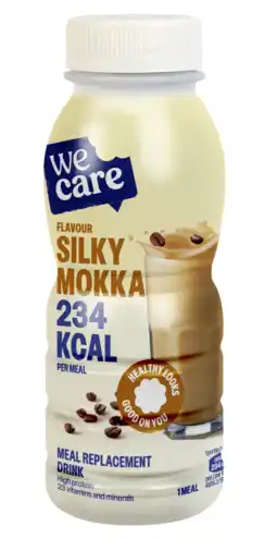 De Online Drogist WeCare Meal Replacement Drink Silky Mokka aanbieding