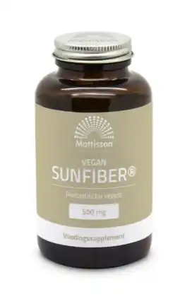 De Online Drogist Mattisson HealthStyle Vegan Sunfiber Capsules aanbieding