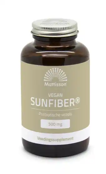 De Online Drogist Mattisson HealthStyle Vegan Sunfiber Capsules aanbieding