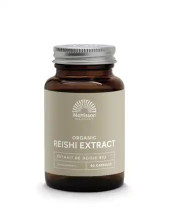 De Online Drogist Mattisson HealthStyle Biologisch Reishi Extract Capsules aanbieding