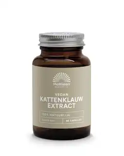 De Online Drogist Mattisson HealthStyle Kattenklauw Extract Capsules aanbieding