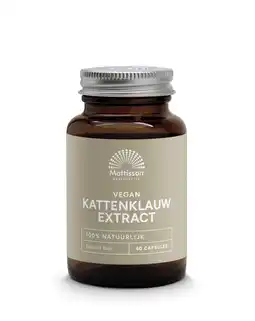 De Online Drogist Mattisson HealthStyle Kattenklauw Extract Capsules aanbieding