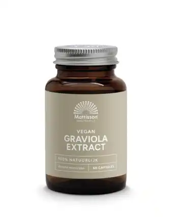 De Online Drogist Mattisson HealthStyle Graviola Extract Capsules aanbieding