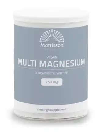 De Online Drogist Mattisson HealthStyle Magnesium Multi Poeder aanbieding