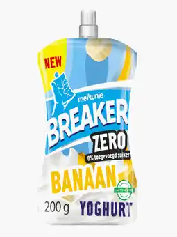 Flink Melkunie Breaker yoghurt banaan zonder toegevoegde suikers 200g aanbieding