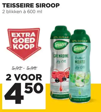 Jumbo Teisseire Siroop 600ml aanbieding