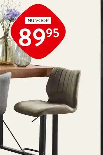 Profijt Meubel Barkruk Leyton in stof Soft aanbieding