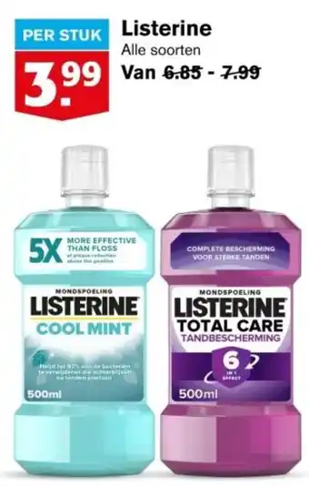 Hoogvliet Listerine aanbieding
