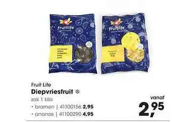 HANOS Fruit Life Diepvriesfruit aanbieding