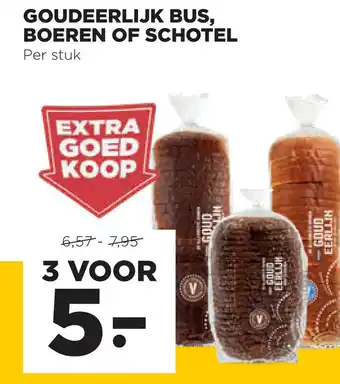 Jumbo Goudeerlijk Bus, Boeren of Schotel aanbieding