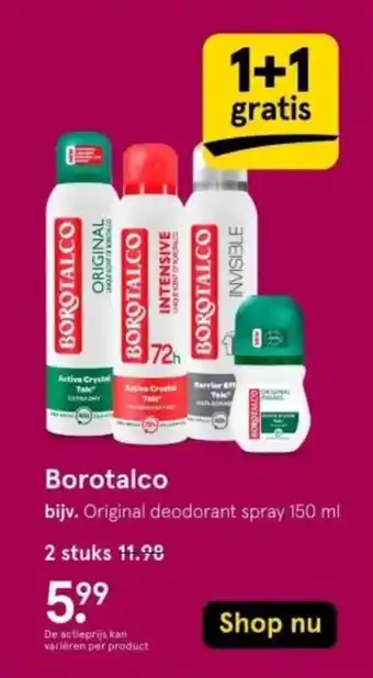 Etos Borotalco aanbieding