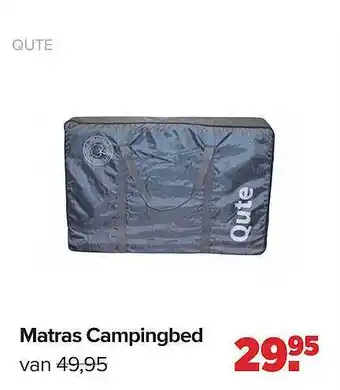 Baby-Dump Qute Matras Campingbed aanbieding