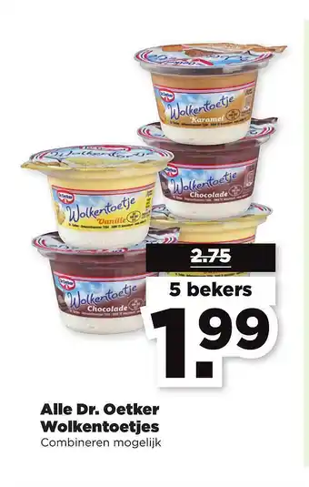 PLUS Alle Dr. Oetker Wokentoetjes aanbieding