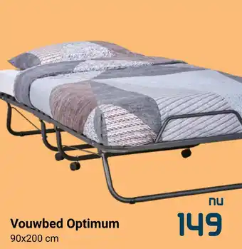 Beddenreus Vouwbed Optimum 90x200 cm aanbieding