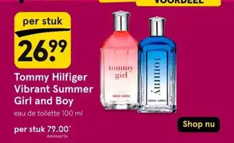 Etos Tommy hilfiger vibrant summer girl and boy aanbieding