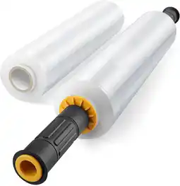 Amazon 2 packs Stretch Wrap Stretch Film met Handgrepen 15 X 1000 Voeten Krimpfolie Verpakking Verhuizen Leveranciers 60 Gauge Plast aanbieding