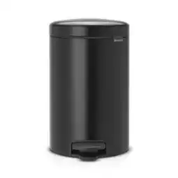 Bol.com Brabantia NewIcon Prullenbak - 12 liter - Matt Black aanbieding