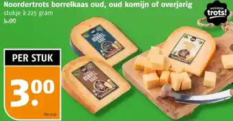 Poiesz Noordertrots borrelkaas oud, oud komijn of overjarig aanbieding