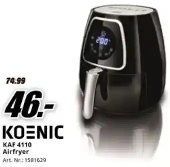 MediaMarkt KOENIC KAF 4110 Airfryer aanbieding