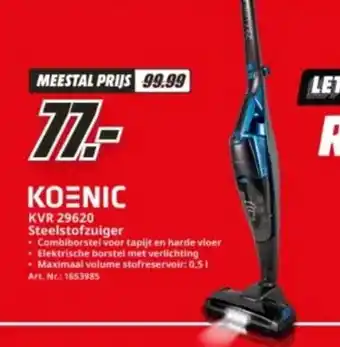 MediaMarkt KOENIC KVR 29620 Steelstofzuiger aanbieding