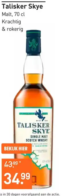 Gall & Gall Talisker Skye aanbieding