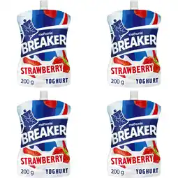 Albert Heijn Melkunie Breaker Aardbei yoghurt 5-pack aanbieding