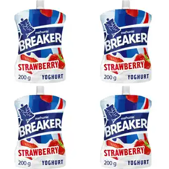 Albert Heijn Melkunie Breaker Aardbei yoghurt 5-pack aanbieding