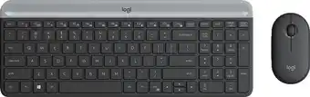 Coolblue Logitech MK470 Slim Draadloos Toetsenbord en Muis Grijs QWERTY aanbieding
