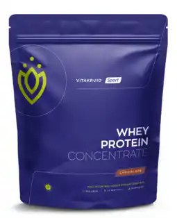 De Online Drogist Vitakruid Whey Protein Concentrate Chocolade Poeder aanbieding