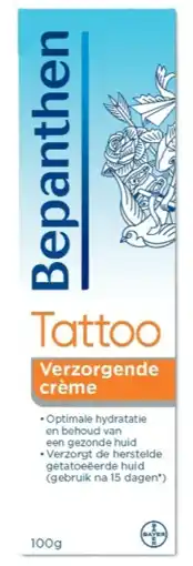 De Online Drogist Bepanthen Tattoo Verzorgende Crème aanbieding