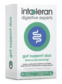De Online Drogist Intoleran Gut Support Duo Capsules aanbieding