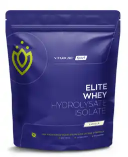 De Online Drogist Vitakruid Elite Whey Hydrolysate Isolate Vanille Poeder aanbieding
