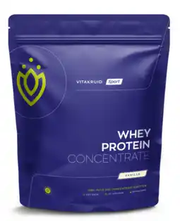 De Online Drogist Vitakruid Whey Protein Concentrate Vanille Poeder aanbieding