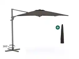 Kees Smit Shadowline Francisco zweefparasol 260x260cm aanbieding