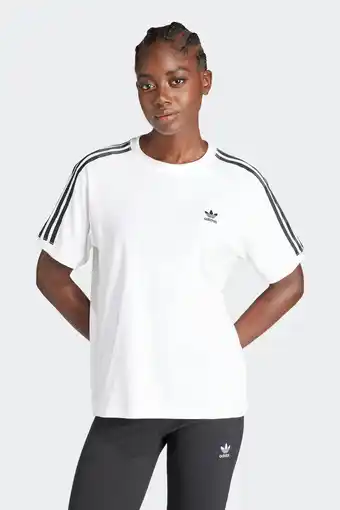 Wehkamp adidas Originals T-shirt wit/zwart aanbieding