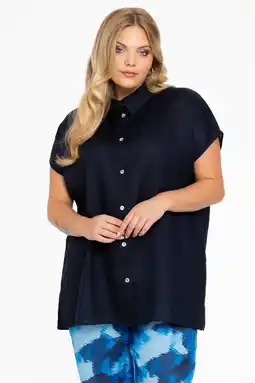 Wehkamp Yoek blouse donkerblauw aanbieding