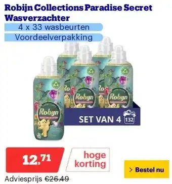 Bol.com Robijn Collections Paradise Secret Wasverzachter aanbieding