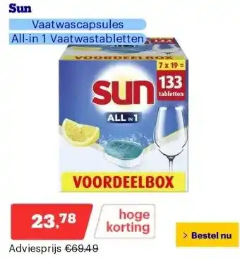 Bol.com Sun aanbieding