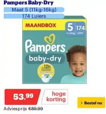 Bol.com Pampers Baby-Dry aanbieding