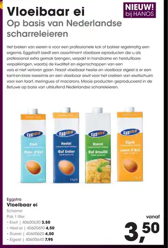 HANOS Eggstra Vloeibaar ei aanbieding