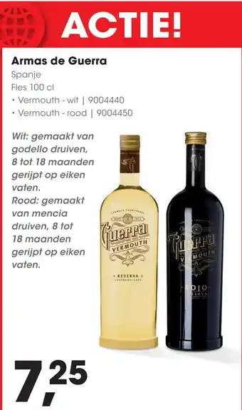 HANOS Armas de Guerra aanbieding