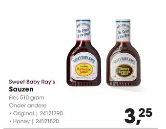 HANOS Sweet Baby Ray's Sauzen aanbieding