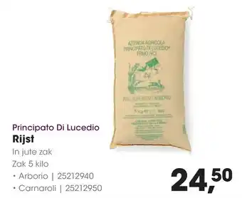 HANOS Principato Di Lucedio Rijst aanbieding