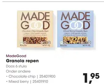 HANOS MadeGood Granola repen aanbieding